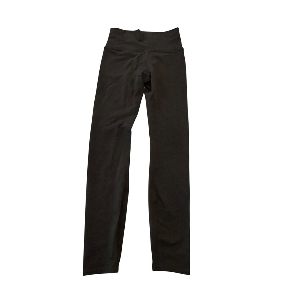 Vuori Clean Elevation Legging XS Charcoal Heather Black High Rise VW409 Activewr